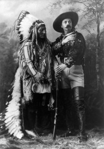 Sitting Bull samen met Buffalo Bill